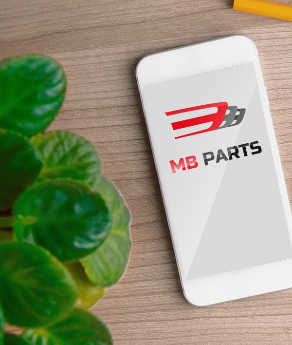 Логотип магазина запчастей MB-Parts